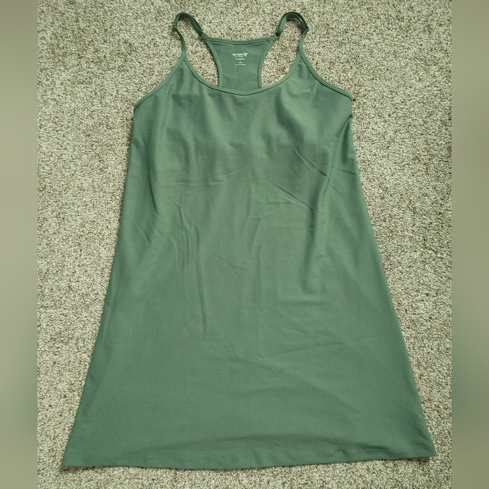 Old Navy Green Strappy Athletic Dress